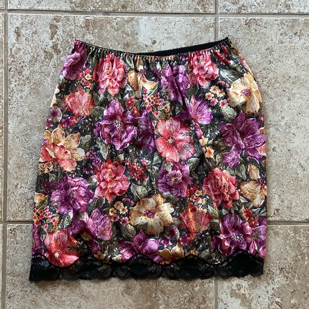 Vintage 90s Lorraine Lingerie Skirt